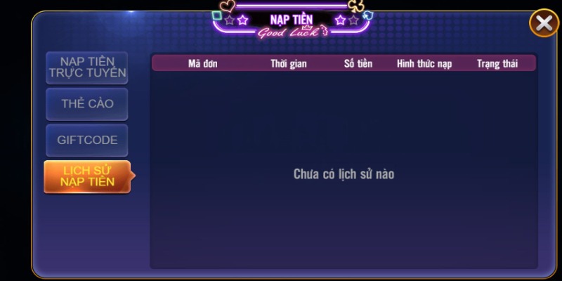 Hướng dẫn nạp qua thẻ cào