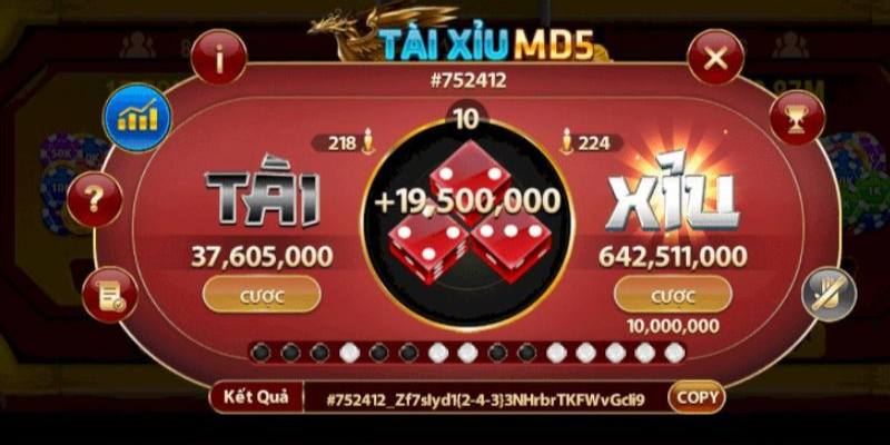 Nguyên tắc cược Sicbo MD5 sơ lược