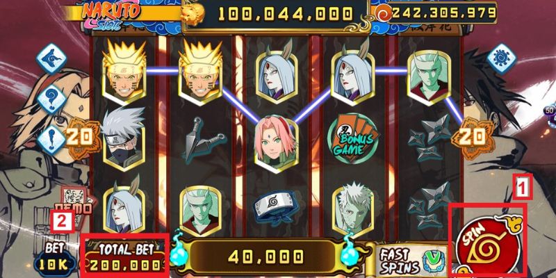 Thành viên có thể tham gia Naruto Slots dễ dàng